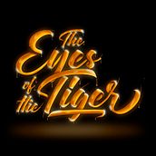 Lettering - The eyes of the tiger. Un progetto di Lettering e Lettering digitale di Sergio Andres Zuleta Tovar - 03.09.2022