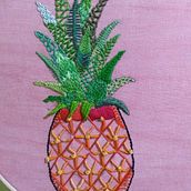 Meu projeto do curso: Técnicas de bordado: ilustrando com linha e agulha. Un proyecto de Bordado y Diseño textil de Cris Kosch - 04.10.2022