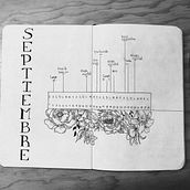 Mi proyecto del curso: Introducción al bullet journal ilustrado. Ilustração tradicional, Artesanato, Lettering, Desenho, Ilustração botânica, DIY, H, e Lettering projeto de Denisse Guevara Espinosa - 02.10.2022