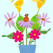 My project for course: Floral Illustration with Gouache Paint Ein Projekt aus dem Bereich Digitale Illustration, Botanische Illustration und Gouachemalerei von lo_lovesart - 30.09.2022