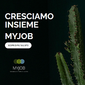 Landing page progetto MyJob cerco/offro lavoro. Advertising project by Sara Mainetti - 04.14.2022