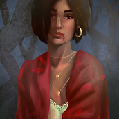 My project for course: Digital Painting of Characters in Photoshop (character from my RPG). Character Design, Digital Illustration, Digital Drawing, and Digital Painting project by ewakozlowska86 - 10.04.2022