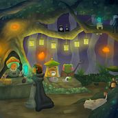 Mi proyecto del curso: Escenas atmosféricas en Procreate: pinta con colores y luces . Un progetto di Illustrazione digitale e Illustrazione tradizionale di neus_art98 - 04.10.2022