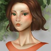 My project for course: Digital Fantasy Portraits with Photoshop. Traditional illustration, Drawing, Digital Illustration, Portrait Drawing, Digital Drawing, and Digital Painting project by khenz_aleligay - 10.04.2022