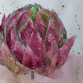 Mein Abschlussprojekt für den Kurs: Botanisches Zeichenheft: ein meditativer Ansatz. Traditional illustration, Sketching, Drawing, Watercolor Painting, Botanical Illustration, and Sketchbook project by sany17 - 10.04.2022