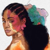 Mein Abschlussprojekt für den Kurs: Illustriertes Porträt mit Procreate. Traditional illustration, Vector Illustration, Digital Illustration, and Portrait Drawing project by Katja Köbsell - 10.04.2022