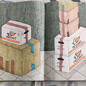 Mon projet du cours : Journal intime illustré : pratiquez au quotidien la pleine conscience. Fine Arts, Sketching, Creativit, Drawing, and Sketchbook project by Lux Bonnie - 10.04.2022