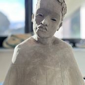 My project for course: Introduction to Clay Figurative Sculpture. Fine Arts, and Sculpture project by Adri Tanganelli W - 10.04.2022