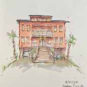 My project for course: Expressive Architectural Sketching with Colored Markers. Un proyecto de Bocetado, Dibujo, Ilustración arquitectónica, Sketchbook e Ilustración con tinta de Tim Malinowski - 20.08.2022