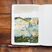 My Travel Sketchbooks. Ilustração tradicional projeto de Jessica Smith - 05.10.2022