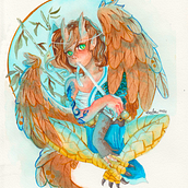 Mon projet du cours :  Illustration de contes de fées à l'aquarelle. Traditional illustration, Painting, Drawing, Digital Illustration, and Watercolor Painting project by cepha - 10.05.2022