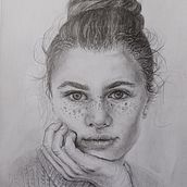 Mój projekt z kursu: Realistyczny portret ołówkiem: przedstawiaj historie i emocje. Traditional illustration, Pencil Drawing, Drawing, Portrait Drawing, and Realistic Drawing project by dagkab74 - 10.05.2022