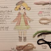 My project for course: Amigurumi: Design Clothing, Hair and Accessories. Arts, Crafts, To, Design, Fiber Arts, Crochet, Amigurumi, and Textile Design project by Ruxandra Tetiu - 10.05.2022