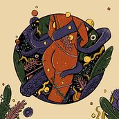 Mon projet du cours : Illustration contemporaine à l'esthétique rétro. Traditional illustration, Drawing, Digital Illustration & Ink Illustration project by ju_soucarre - 10.05.2022