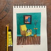 My project for course: Gouache Techniques for Sketchbook Illustration. Traditional illustration, Sketching, Creativit, Drawing, Watercolor Painting, Sketchbook, and Gouache Painting project by rashmimunje - 10.06.2022