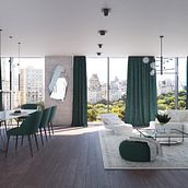 My project for course: Infoarchitecture in 3D. 3D, Architecture, Interior Architecture, Interior Design, Digital Architecture, 3D Design, Architectural Illustration, and ArchVIZ project by Ana Ivanova - 10.06.2022