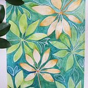 Meu projeto do curso: Técnicas de aquarela negativa para ilustração botânica. Traditional illustration, Watercolor Painting, and Botanical Illustration project by JOAO CARLOS BLANES - 10.06.2022