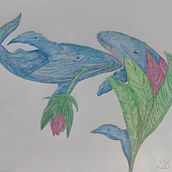 Mijn project van de cursus: Surrealistisch illustreren met de natuur als inspiratie Ein Projekt aus dem Bereich Traditionelle Illustration, Bleistiftzeichnung, Zeichnung, Artistische Zeichnung, Naturalistische Illustration und Zeichnen mit Buntstiften von Susan van Blooijs - 06.10.2022