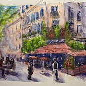 My project for course: Architectural Sketching with Watercolor and Ink. Sketching, Drawing, Watercolor Painting, Architectural Illustration, Sketchbook & Ink Illustration project by Marit - 10.07.2022