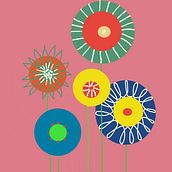 Flowers power. Un proyecto de Ilustración tradicional de Stéphanie Vallet - 07.10.2022