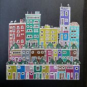 Ciudad Random. Een project van Traditionele illustratie van Sebastián Canales Jiménez - 07.10.2022