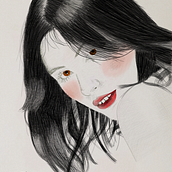 Mi proyecto del curso: Retrato ilustrado con Procreate. Traditional illustration, Vector Illustration, Digital Illustration, and Portrait Drawing project by Daigo Kamada - 10.05.2022