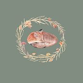 Woodland animals. Watercolor illustration . Traditional illustration, Watercolor Painting, Pencil Drawing, Children's Illustration, and Design project by Olga Batkilina - 10.08.2022