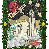 Kerstkaart bewerkt. Traditional illustration project by Anja Messemaker - 10.08.2022