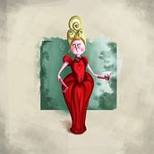 Queen Elizabeth Volartis. Un proyecto de Ilustración tradicional, Animación de personajes, Ilustración digital, Concept Art e Ilustración infantil de Enrique Giovanni Juarez Moncayo - 08.10.2022