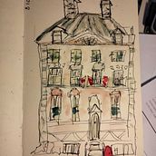 Mi proyecto del curso: Dibujo arquitectónico expresivo con marcadores de colores. Sketching, Drawing, Architectural Illustration, Sketchbook & Ink Illustration project by Maria Del Carre - 10.08.2022