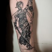Mi proyecto del curso: Técnicas de tatuaje: sombreado con pepper shading. Un proyecto de Ilustración tradicional y Diseño de tatuajes de Cristian Georgeot - 09.10.2022