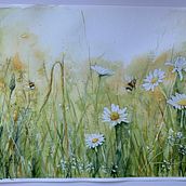 My project for course: Illustrating the Natural World with Watercolor and Charcoal. Traditional illustration, Painting, and Naturalistic Illustration project by Suzanne Pedler - 10.08.2022