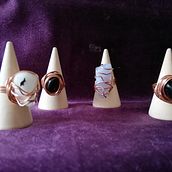 Anillos, Colgantes y Pendientes de cobre y alambre. Un proyecto de Diseño de jo, as y Artesanía de América Henao - 09.10.2022
