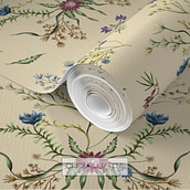 Rococo floral . Un progetto di Illustrazione tradizionale, Pattern design, Interior design, Fashion design, Illustrazione digitale, Gestione di un portfolio, Illustrazione di moda, Stampa tessile e Textile Design di Christiana Sciarratta - 09.10.2022