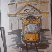 Il mio progetto del corso: Disegno architettonico espressivo con pennarelli colorati. Sketching, Drawing, Architectural Illustration, Sketchbook & Ink Illustration project by Antonella Stuzzy Tassone - 10.09.2022