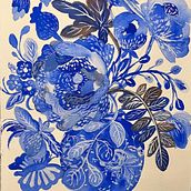 My project for course: Floral Illustration with Gouache Paint. Un projet de Illustration numérique, Illustration botanique , et Peinture gouache de Lea Kaivola - 09.10.2022