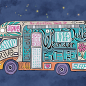 „Freedom“: My project for course Retro Hand-Lettering. Traditional illustration, Lettering, Digital Illustration, Digital Lettering, H, and Lettering project by kaliraiharvir - 10.10.2022