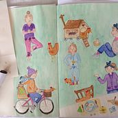 My project for course: Character Creation from Observational Drawings Ein Projekt aus dem Bereich Traditionelle Illustration, Design von Figuren, Zeichnung und Sketchbook von Christa Bintinger - 10.10.2022