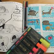My project for course: Illustrated Life Journal: A Daily Mindful Practice. Un proyecto de Bellas Artes, Bocetado, Creatividad, Dibujo y Sketchbook de Vihra Nedyalkova - 09.10.2022