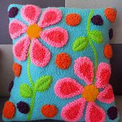 Mi proyecto del curso: Bordado XL con aguja mágica. Projekt z dziedziny  Haft,  Dekoracja wnętrz,  Haft pętelkow, Wzornictwo tekst i liów użytkownika Lisa Maria Cabrera - 10.10.2022