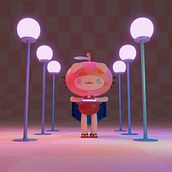 "Gati-cuatic": Creación de personajes kawaii en 3D con Blender  / @yasmini. Traditional illustration, Character Design, Digital Illustration, 3D Modeling, and Manga project by Eleonora Galdós - 10.05.2022