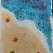 El mar, mi alma y su profundidad. Watercolor Painting project by Lidia Gil Chisvert - 10.11.2022