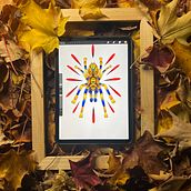 Mi proyecto del curso: Diseño de tatuajes artísticos con efectos dorados en Procreate. Un progetto di Illustrazione tradizionale, Illustrazione digitale e Design di tatuaggi di Luis Carrera Barradas - 11.10.2022