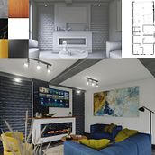 Mi proyecto del curso: Diseño de interiores de principio a fin. Interior Architecture, Interior Design, Interior Decoration, and Spatial Design project by Bado Mayorga - 10.11.2022