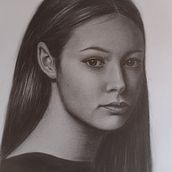 My project for course: Realistic Portrait with Graphite Pencil. Een project van Traditionele illustratie,  Beeldende kunst,  Schetsen, Tekening met potlood,  Tekening,  Portrettekening, Realistische tekening,  Artistieke tekening y Anatomisch tekenen van le.l.ssl.lll74 - 11.10.2022