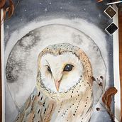 Mi proyecto del curso: Retratos expresivos de animales en acuarela. Traditional illustration, Watercolor Painting, Realistic Drawing, and Naturalistic Illustration project by inesbnogueda - 10.09.2022