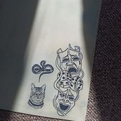 Mi proyecto del curso: Introducción a las técnicas del tatuaje. Projekt z dziedziny Trad, c, jna ilustracja, Projektowanie tatuaż, R i sunek botaniczn użytkownika bmarianna_tattooo - 12.10.2022