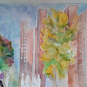 My project for course: Architectural Sketching with Watercolor and Ink. Sketching, Drawing, Architectural Illustration, Sketchbook & Ink Illustration project by Claudia Smaletz - 10.11.2022