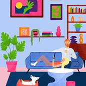 My project for course: Colorful Digital Illustration in Procreate Ein Projekt aus dem Bereich Traditionelle Illustration, Zeichnung, Digitale Illustration und Digitale Zeichnung von Artemis Kouvari - 11.10.2022