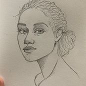 Meu projeto do curso: Caderno de retratos: explore o rosto humano. Sketching, Drawing, Portrait Drawing, Artistic Drawing, and Sketchbook project by Juliana Adorno - 10.12.2022